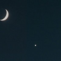 Moon, Venus & Jupiter Conjunction