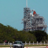 STS-134 Endeavour at Pad 39A