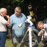 Solar observing at July 2009 Cookout