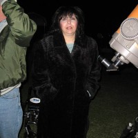 Dolores Rinaldi at Cranston East Star Party