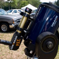 Bob Forgiel's solar observing setup at Astronomy on the Scituate Common