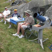 Frank Dubeau, Al Hall and Bob Hortin at Stellafane 2009