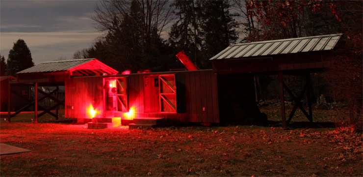 Double Roll-Off Roof Observatory