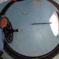 Solar projection through the Porter Turret