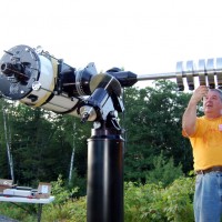 Balancing Al Hall's scope at Stellafane 2008