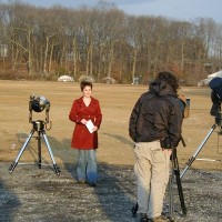 Lunar eclipse at Tasca Field