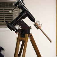 Jim Brenek's home-built equatorial mount.