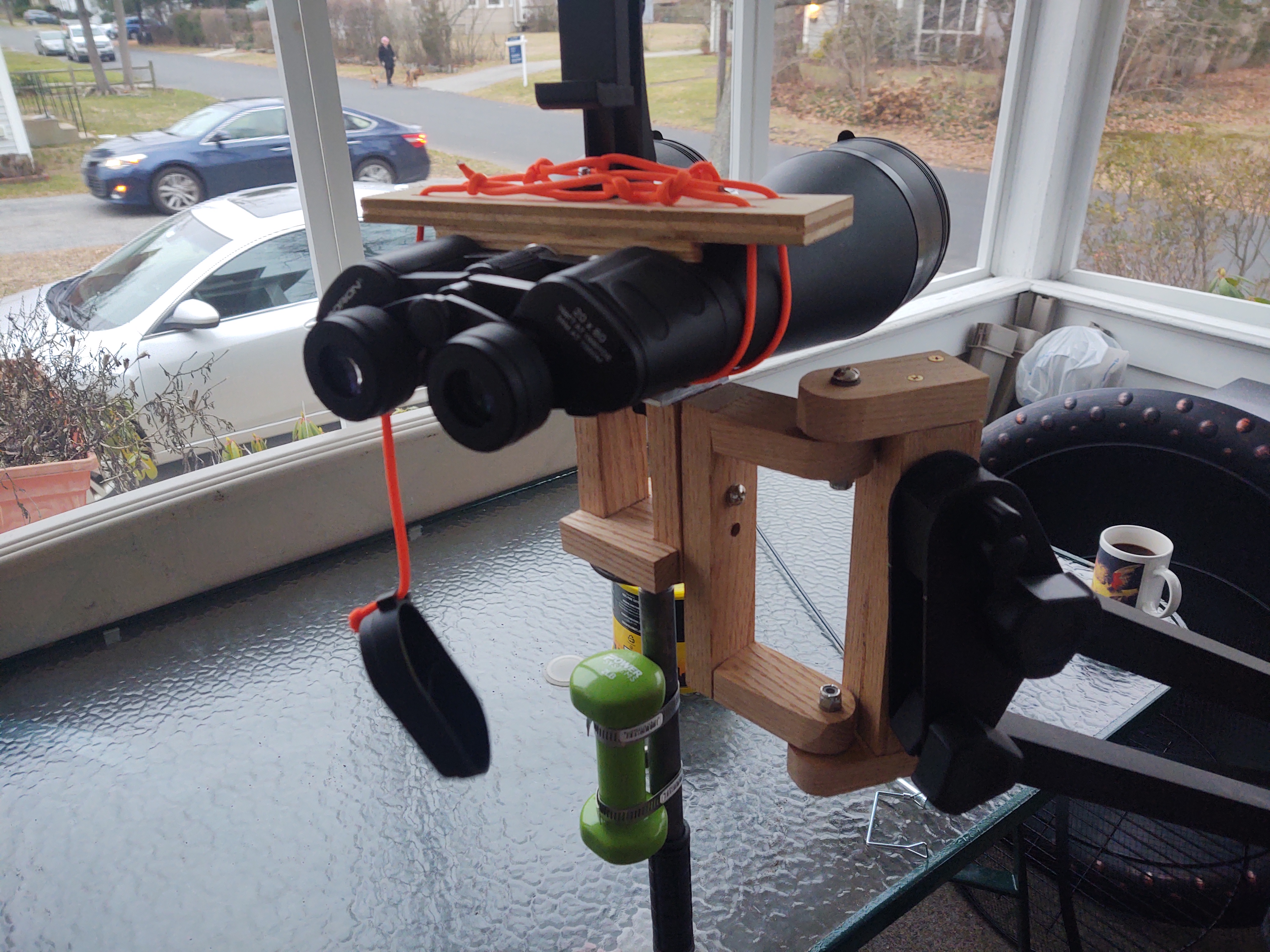 Bill Weber binocular mount