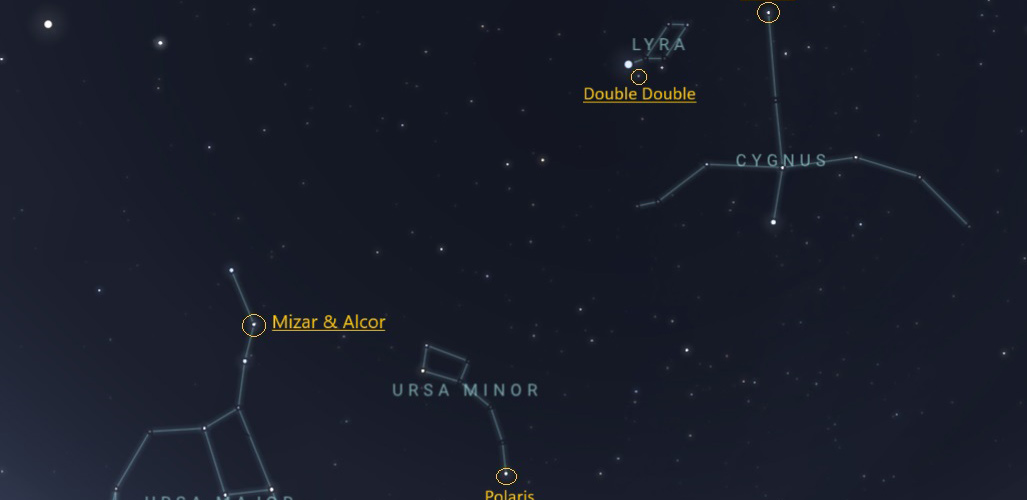 August Night Sky Notes: Seeing Double