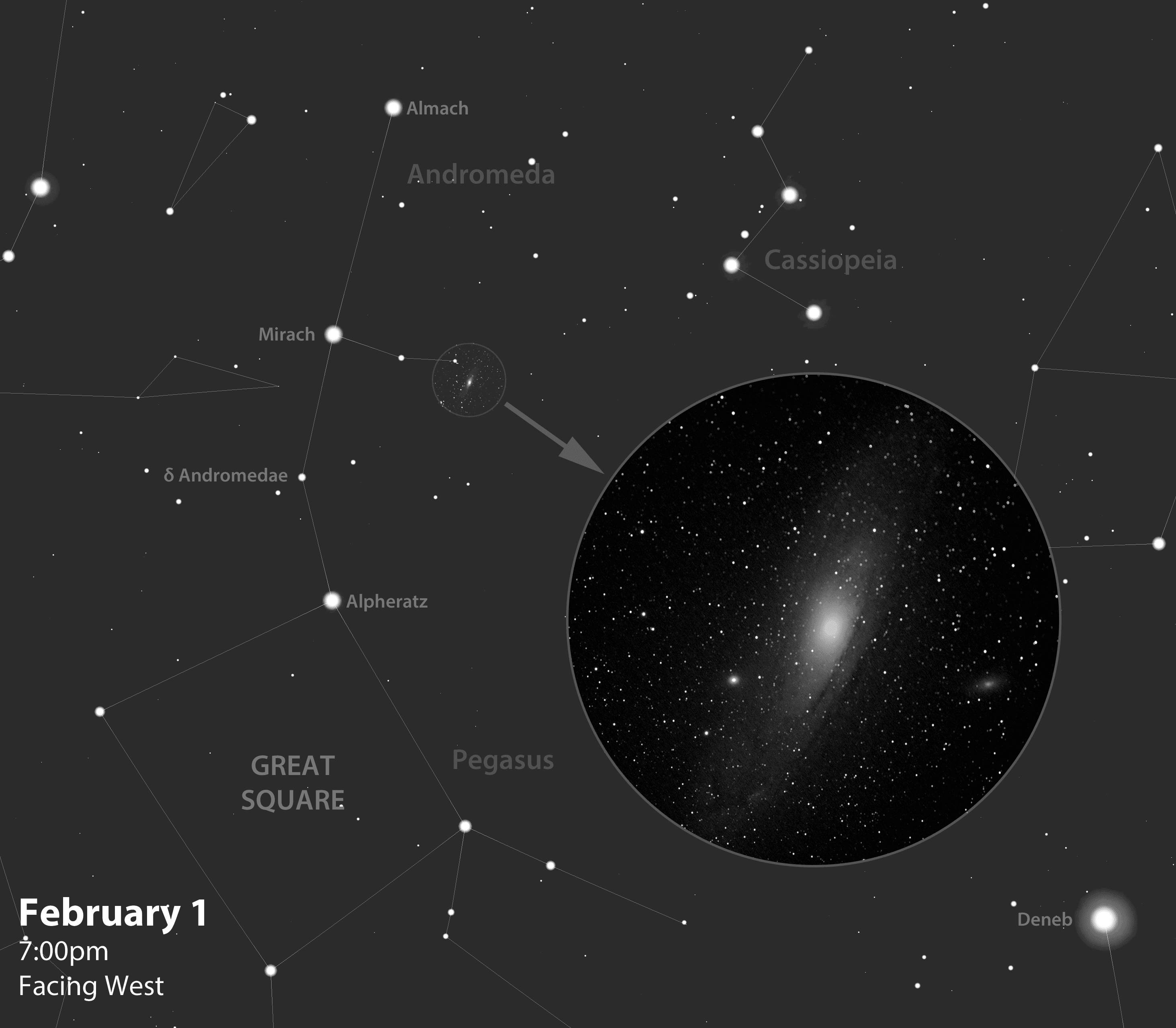 Andromeda map