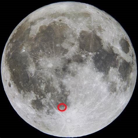 Location of Hesiodus A crater on the near side of the Moon