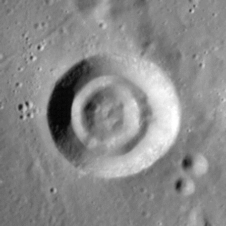 LRO image of Hesiodus A