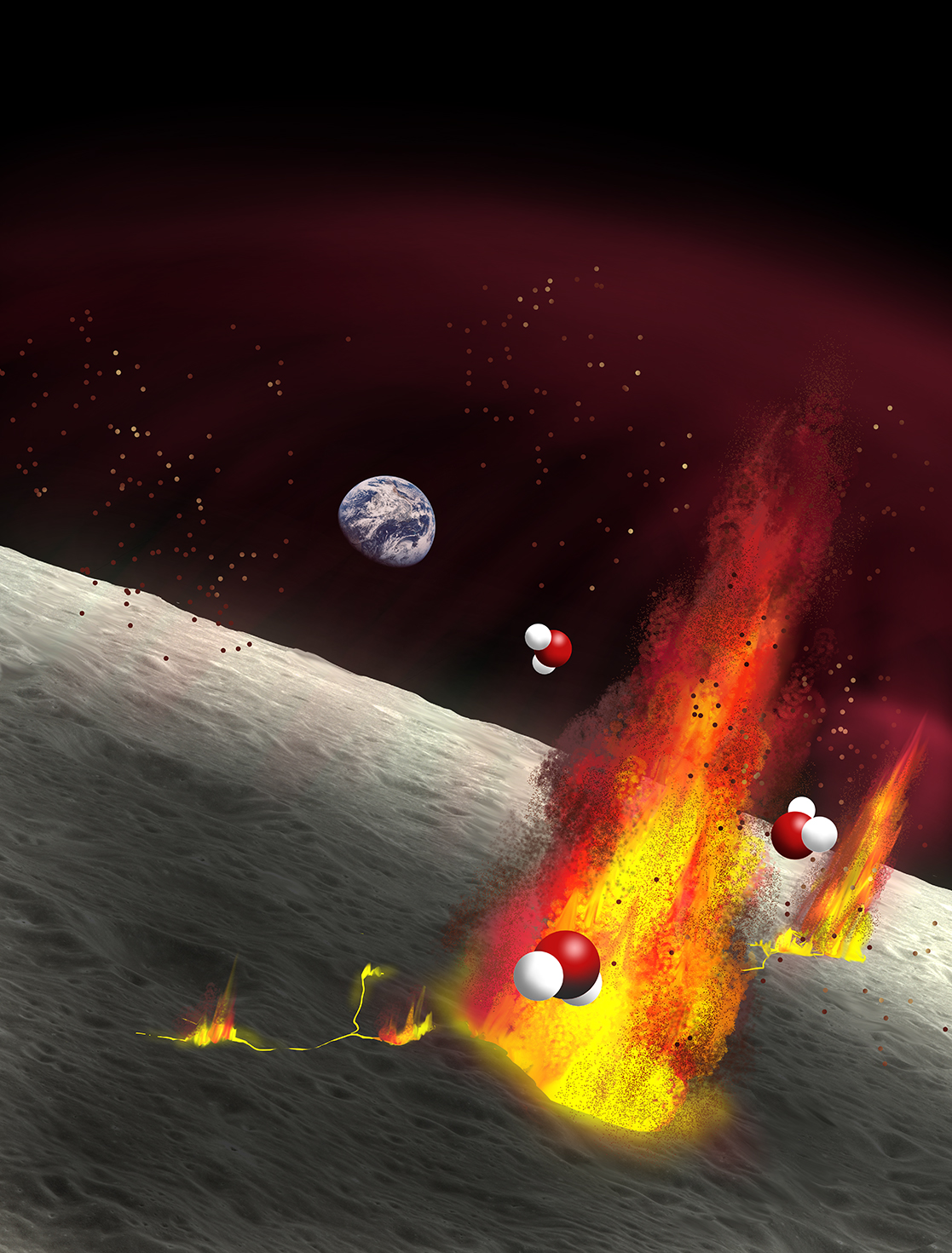 Water on the Moon