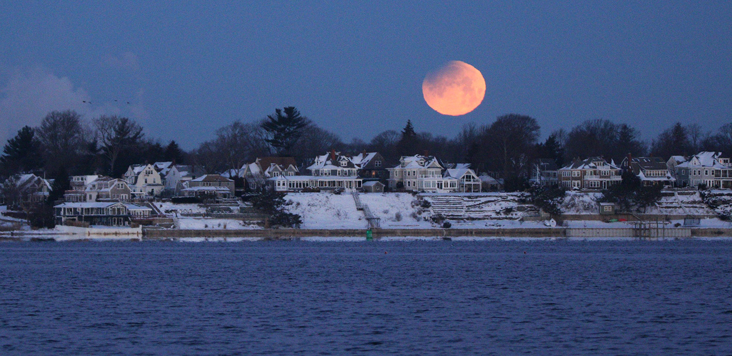 November's Total Lunar Eclipse at Moonset