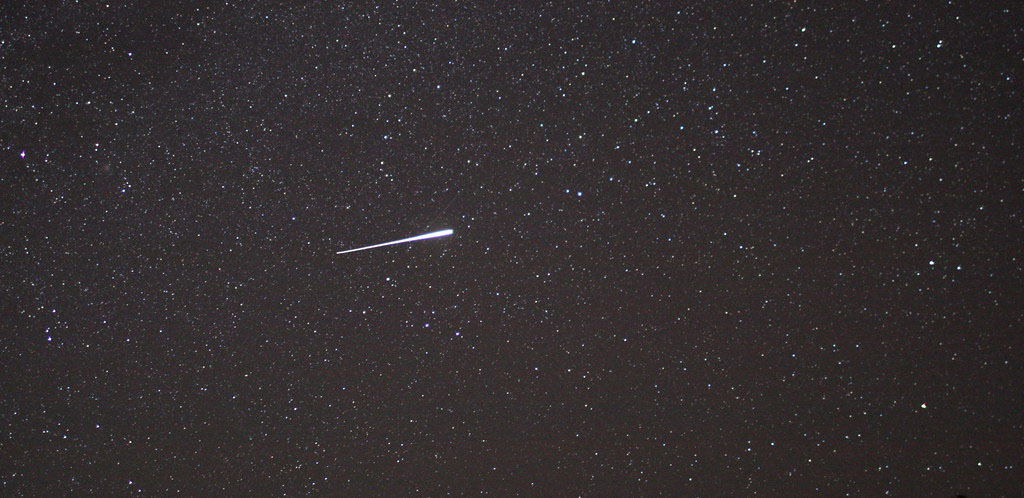 A Meteor Shower, a Blue Moon, and No More Iridium Flares, Oh My!