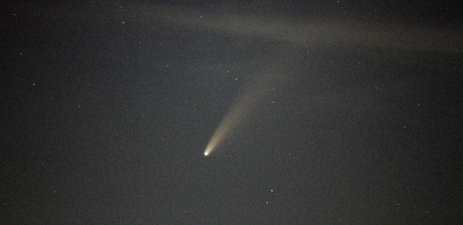 Comet NEOWISE in the Evening Sky