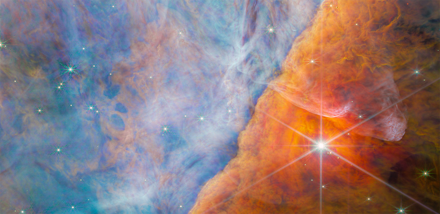 A Flame in the Sky – the Orion Nebula